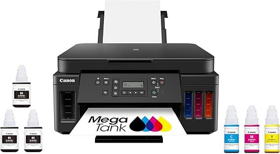 Canon PIXMA G7050 4-in-1 refillable ink tank printer with ADF and Ethernet